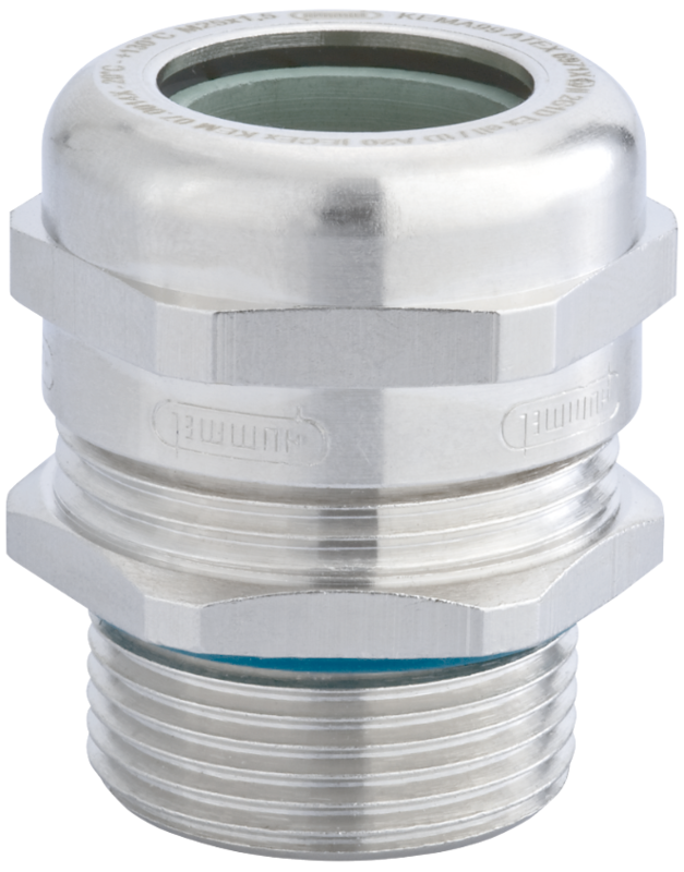 Nippel, HSK-M-PVDF-EX M20X1.5 / 16 FOR CABLE 10-14 MM MADE OF NICKEL - Bilde 1