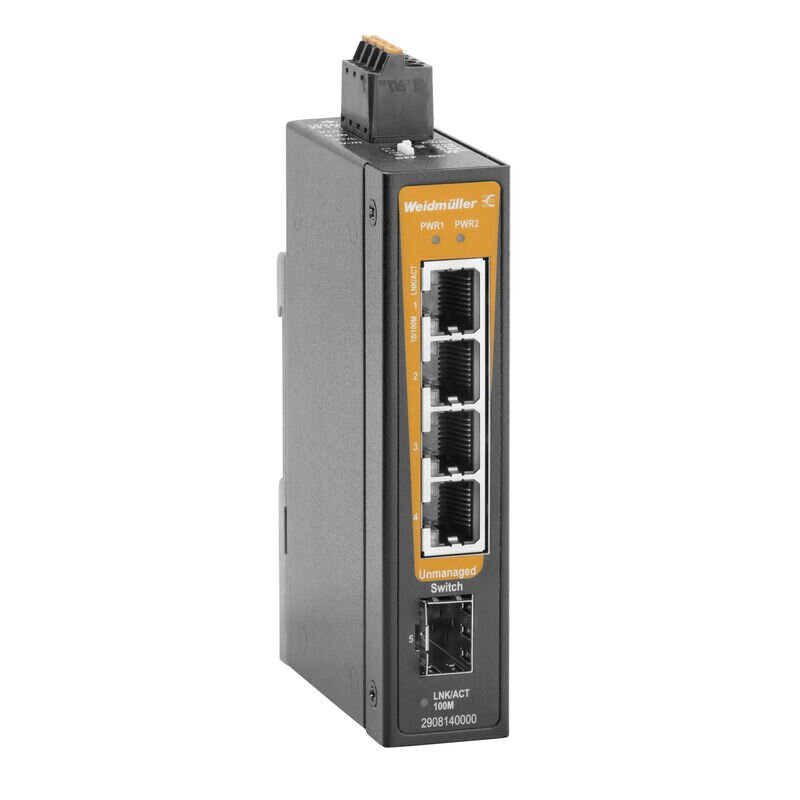 Nettverk OT, Switch, IE-SW-BLB-05-4TX-1FESFP - Bilde 1