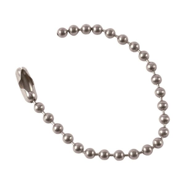Håndverktøy, BEADED LINK CHAIN L114MM NICKEL PK100