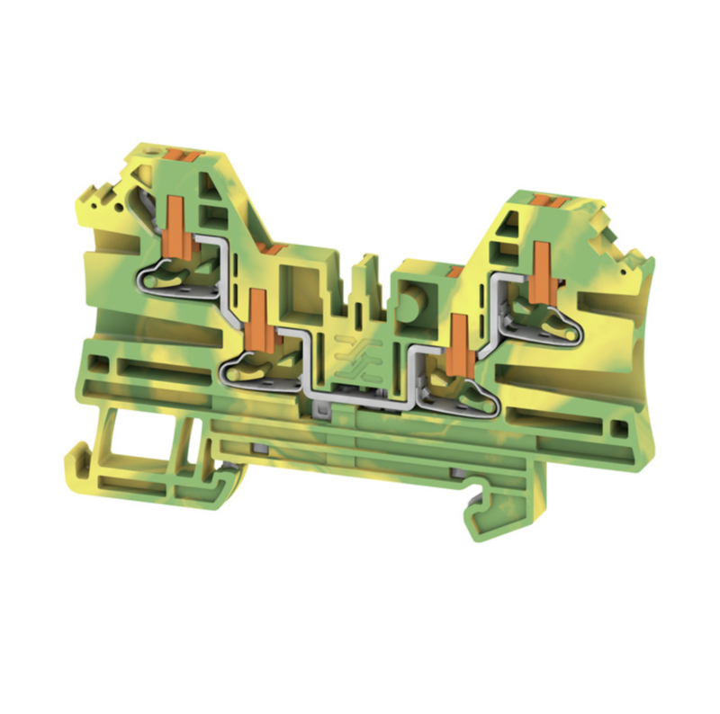 Rekkeklemme, AL4C 2.5 PE JORDKLEMME PUSH-IN - Bilde 2