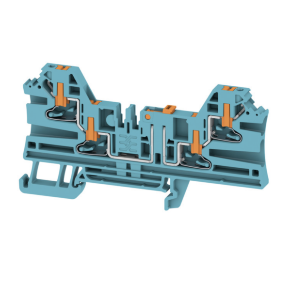 Rekkeklemme, ALDT 2.5 4C BL SKILLEKLEMME PUSH-IN