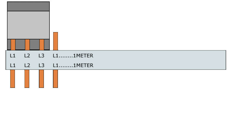 Samleskinner, S-SP-16L/3P FORDELING L1-L2-L3 - Bilde 2