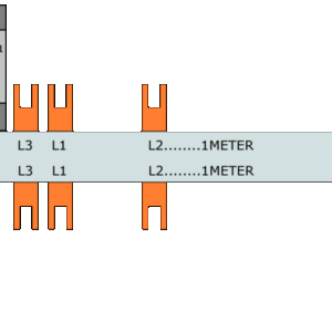 Samleskinner, S-SG-16L/3P+H3+FS FORDELING L1-L2-H2-H1,L3-L1-H2-H1 - Bilde 2