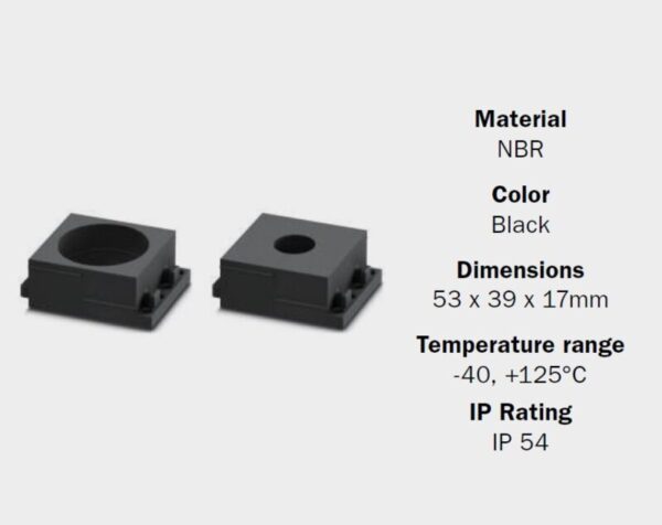 Tilbehør til flenseplater, LARGE SPLIT IP54 14-15MM FOR MODULÆRT NIPPEL SYSTEM