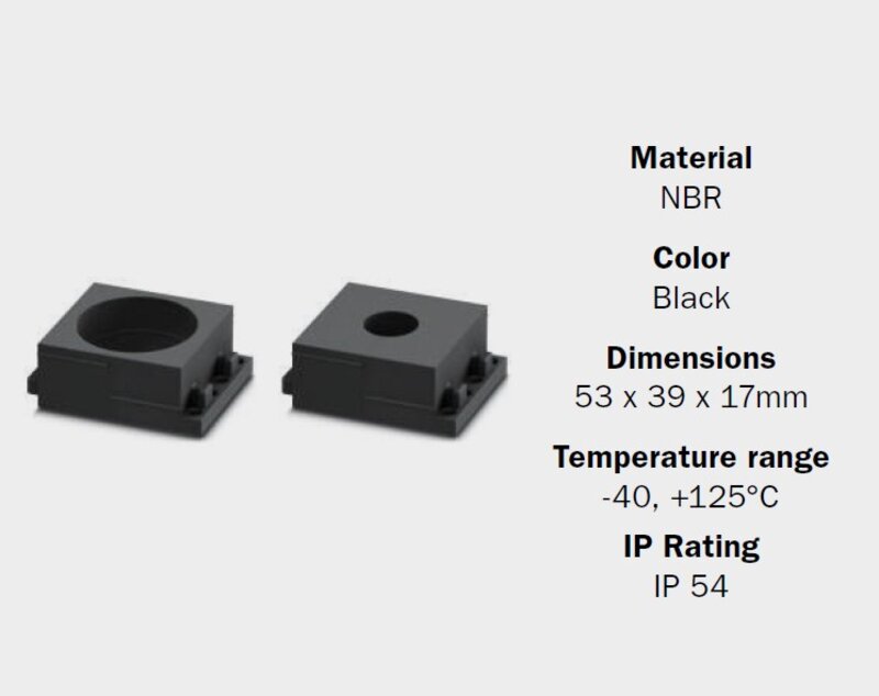 Tilbehør til flenseplater, LARGE SPLIT IP54 14-15MM FOR MODULÆRT NIPPEL SYSTEM - Bilde 1