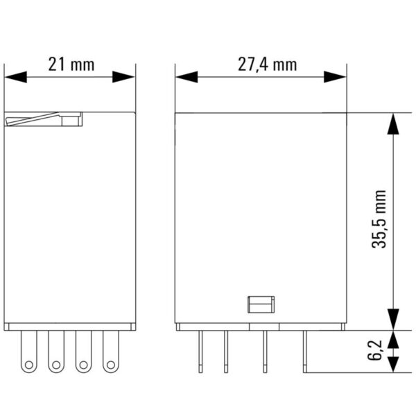 Releer og analoge skiller, Mekanisk, CRM40024T