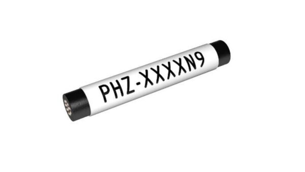 Ledningsmerker til maskin, KRYMP. STEGM. HALOGENFRI 2:1 D:3,2 L:25 VIT 2000