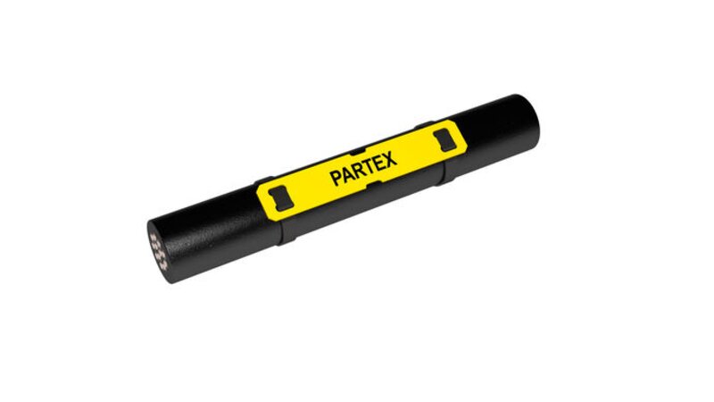 Kabelmerker, PPQ+10 STANSAD BANDPROFIL GUL R/10M 1000 ST_10x60mm - Bilde 1