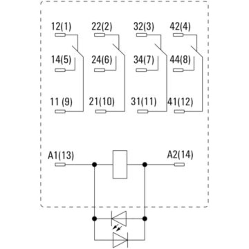 Releer og analoge skiller, Mekanisk, DRM570024LD - Bilde 2