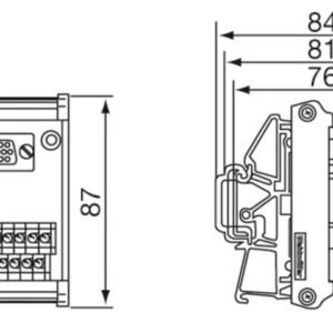 Koblingsklemmer, RS-SD 37 S  FOR SKRUKONTAKT - Bilde 2