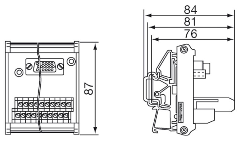Koblingsklemmer, RS-SD 37 S  FOR SKRUKONTAKT - Bilde 2
