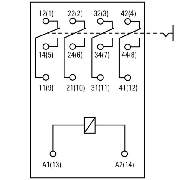Releer og analoge skiller, Mekanisk, CRM40024T