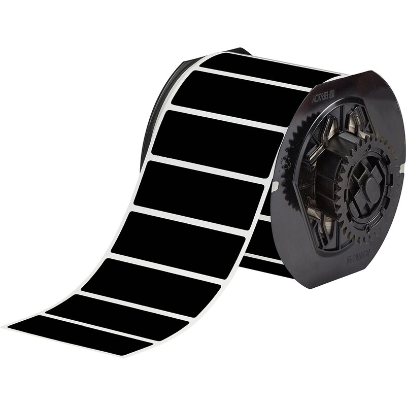 Etiketter til maskin, B33-18-8117, BLACK, 3.0" X 1.0"_Spesial - Bilde 1