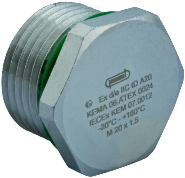 Tilbehør til nipler, V-MS-EX BLINDPLUGG M20X1,5 1197200050