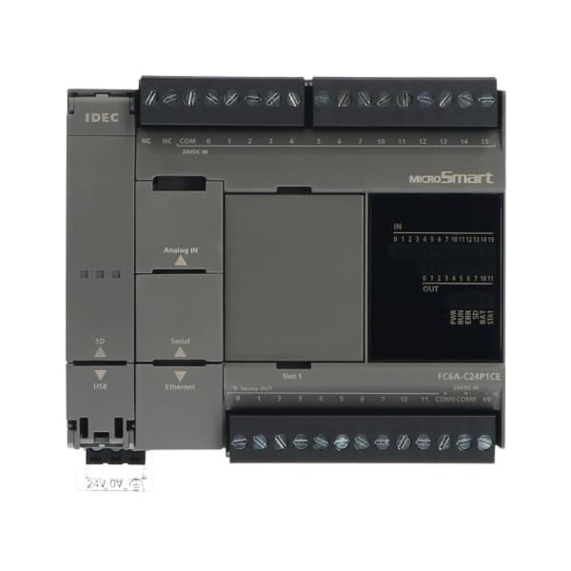 PLS  / Kontroller, FC6A-C24R1AE, MICROSMART CPU,24IO,230VAC - Bilde 2