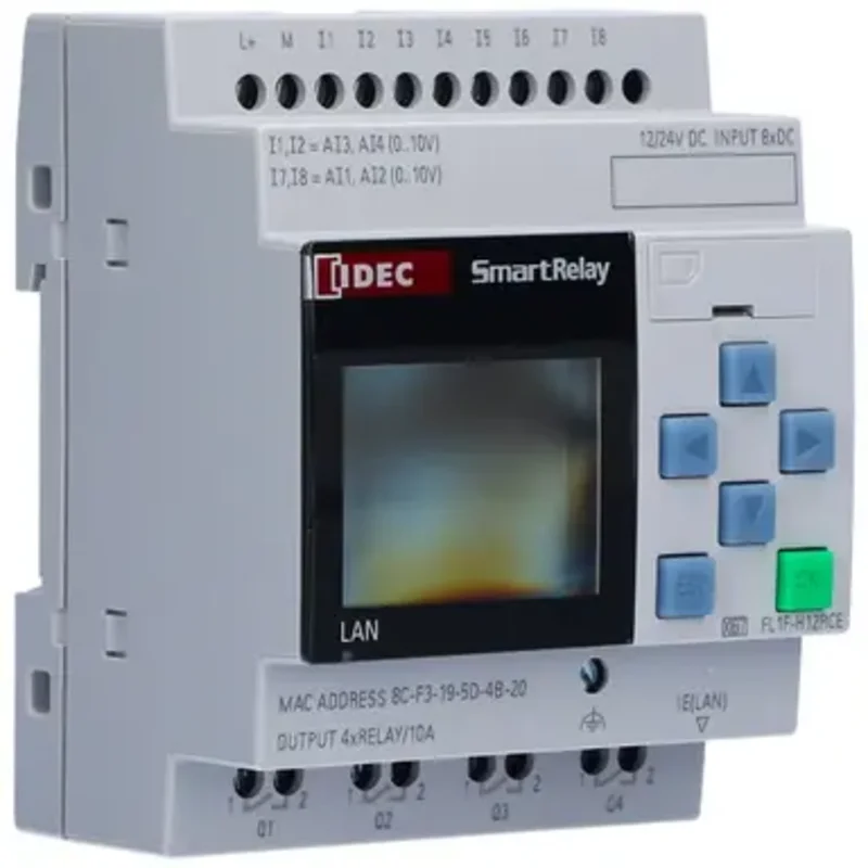 PLS  / Kontroller, FL1F-H12RCA, SmartRelay CPU 24VAC-DC - Bilde 5