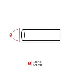 Ledningsmerker til maskin, KRYMP F/BMP21 SORT/GUL 8,51MM - Bilde 2