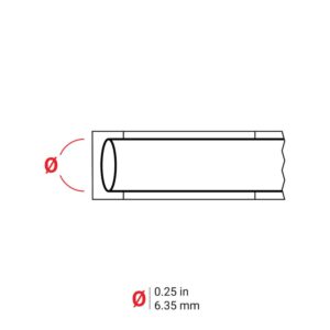 Ledningsmerker til maskin, KRYMP F/BMP21 SORT/GUL 11,15MM - Bilde 2