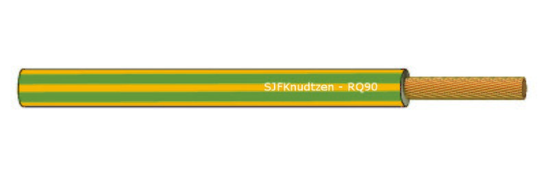 Koblingsledning, RQ90 2,5 GUL/GRØNN 800M BOKS - Bilde 2
