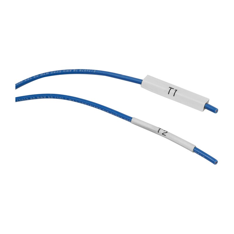 Ledningsmerker til maskin, KRYMP F/BMP21 SORT/HVIT 16,38MM - Bilde 3