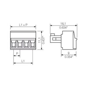 Pluggbare, KONTAKTER BL 3,81/ 4 SN SW - Bilde 2