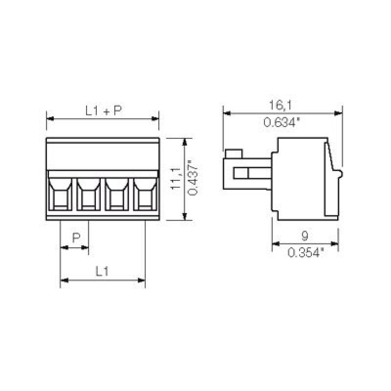 Pluggbare, KONTAKTER BL 3,81/ 4 SN SW - Bilde 2