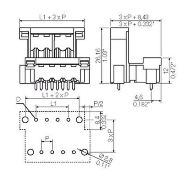 Pluggbare, KONTAKTER SLDV-THR 5,08/ 8F 1,5 SN SW