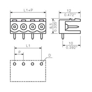 Pluggbare, KONTAKTER SL-SMT 5,08/ 8/90 3,2 SN SW - Bilde 2
