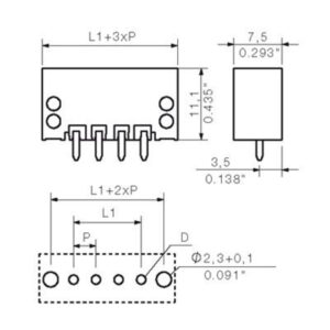 Pluggbare, KONTAKTER SL-SMT 3,5/ 5/180F 3,2SN SWBOX - Bilde 2