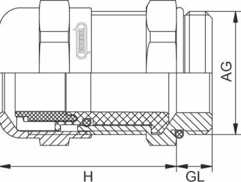 Nippel, HSK-M-EMC-D-EX M32X1,5 1636320050 - Bilde 2