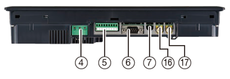 HMI, HG4G-VCXT22MF-B, Touchscreen 12.1 TFT 65K color - Bilde 2