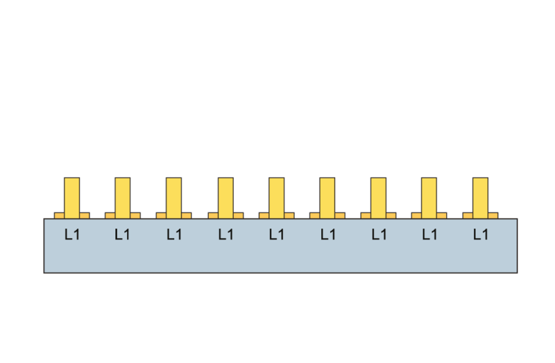 Samleskinner, S-SP-16K/1P FORDELING L1-L1-L1-L1 - Bilde 2