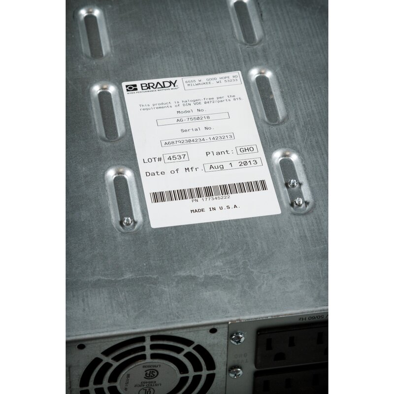 Etiketter med trykk, THT-B423- 90x55/2.5/preprinted_2500 pr rull - Bilde 1