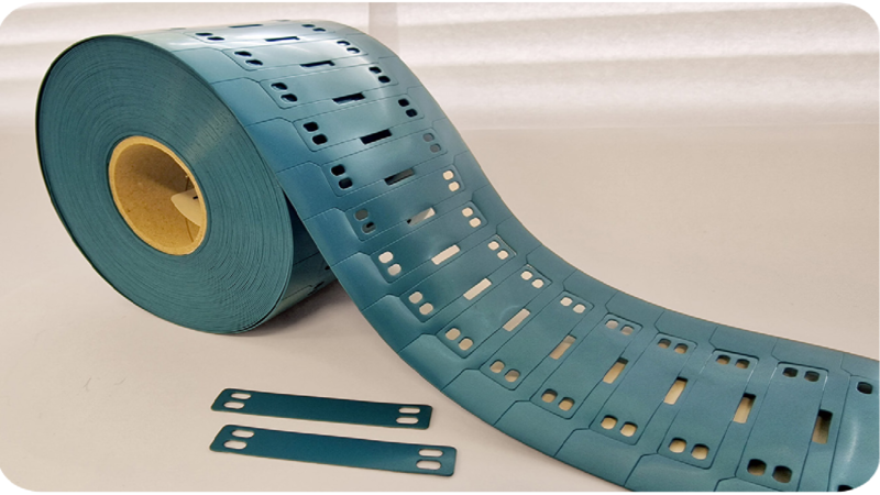 Kabelmerker, CMX METAL DETECTABLE CABLE
MARKING 75X15 BLUE 1000 - Bilde 1