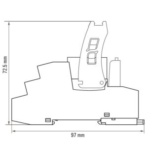 Rele, 24VDC 8A 2CO L/D - Bilde 6