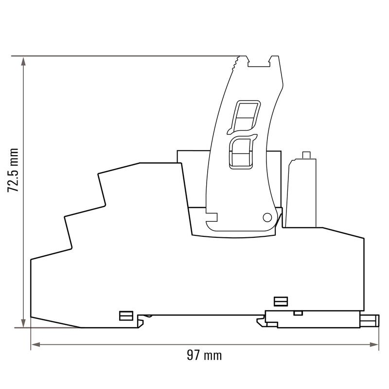 Rele, 24VDC 8A 2CO L/D - Bilde 6