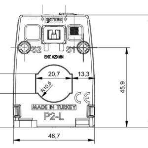 Sensorer, Strømtransformator, CMA-A20-40-1A-3-1VA - Bilde 2