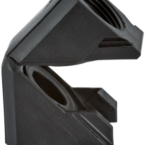 Tilbehør til nipler, CLICK ELBOW M20X1.5 BLACK,FEMALE THREAD M20 X 1.5 MADE OF P - Bilde 1