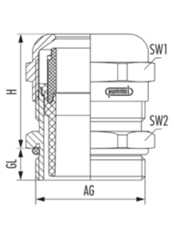 Nippel, HSK-INOX M32 X 1,5 1695320050