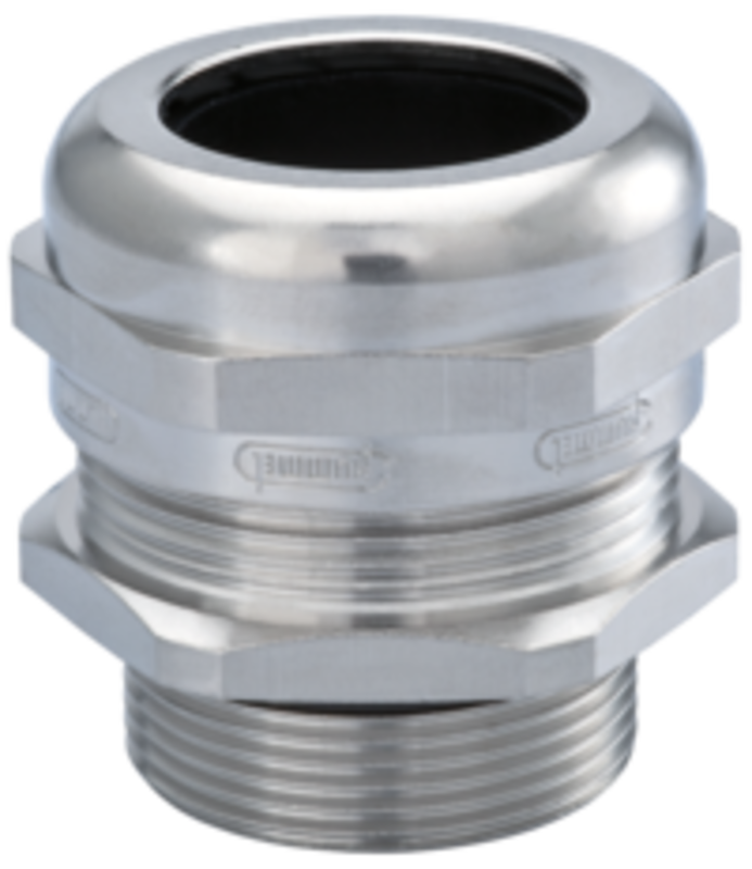 Nippel, HSK-M NPT 1/2" FOR CABLE 5-9 MM MADE OF NICKEL PLATED BRASS - Bilde 1