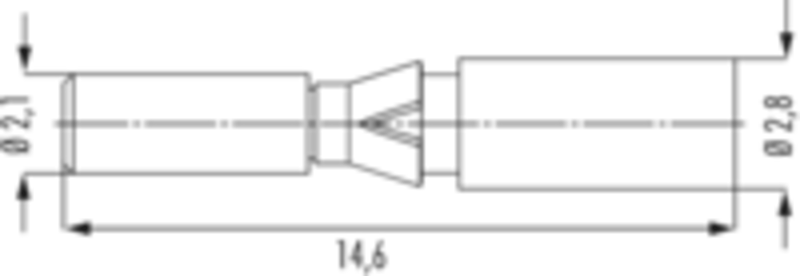 Plugg, M16,HUN 5-9MM KABEL - Bilde 2