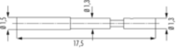 Sirkulære-kontakter/konnektorer, CRIMPHYLSE 0,8MM(0,08-0,34MM2) 7010980802