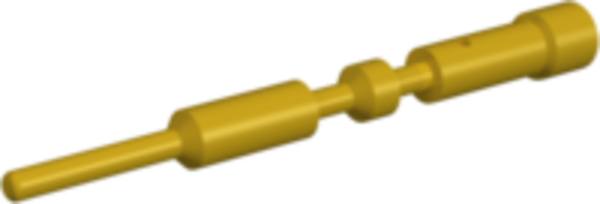Kontakter, CRIMP PIN 1MM,MACHINED FOR CRIMP RANGE 0.75-1.5MM² FOR POWE