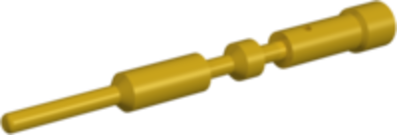 Kontakter, CRIMP PIN 1MM,MACHINED FOR CRIMP RANGE 0.75-1.5MM² FOR POWE - Bilde 1
