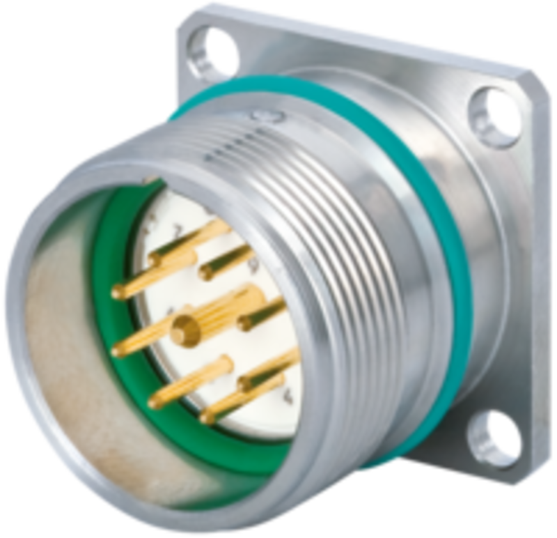 Sirkulære-kontakter/konnektorer, PANELKONT.INOX 4XØ 3,2MM 7410400000 - Bilde 1