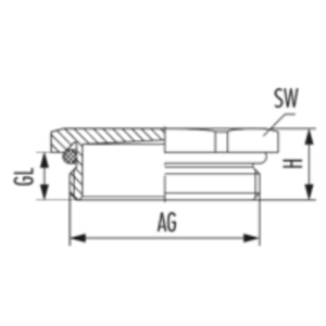 Tilbehør til nipler, V-NE-MS-SD M32X1,5 M/O-RING 1156320050 - Bilde 2