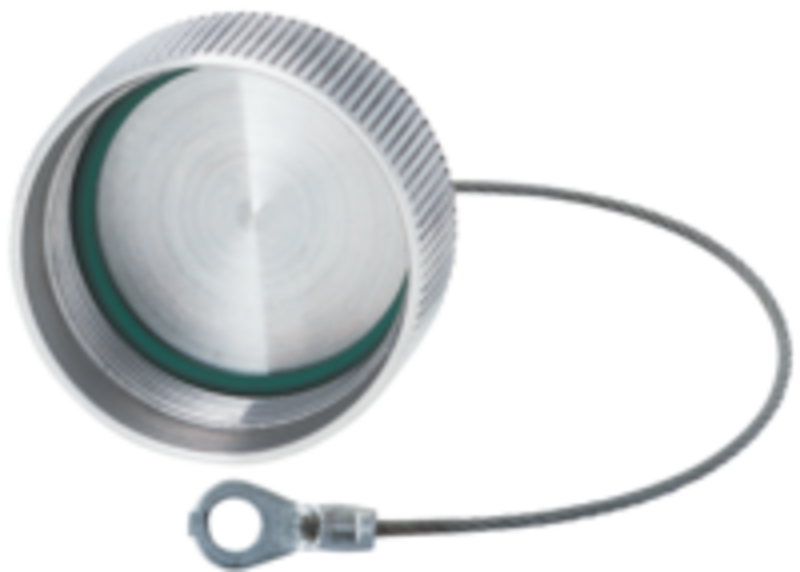 Sirkulære-kontakter/konnektorer, DEKSEL INOX HAN GJENGE,WIRE 70109S4102 - Bilde 1