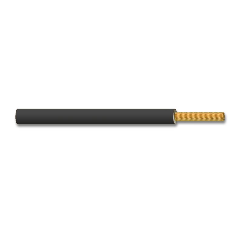 Koblingsledning, RQ90 0,75 SVART 200M 500V - Bilde 1