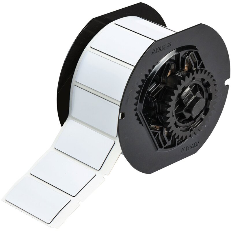Skilt til  maskin, EPREP F/BBP33 50,8X25,4 HVIT R/300 - Bilde 1