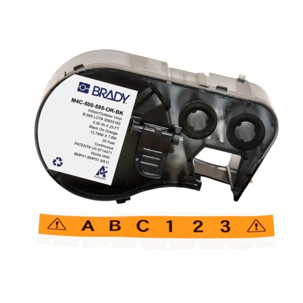 Tape til maskin, M4C-500-595-OR-BK